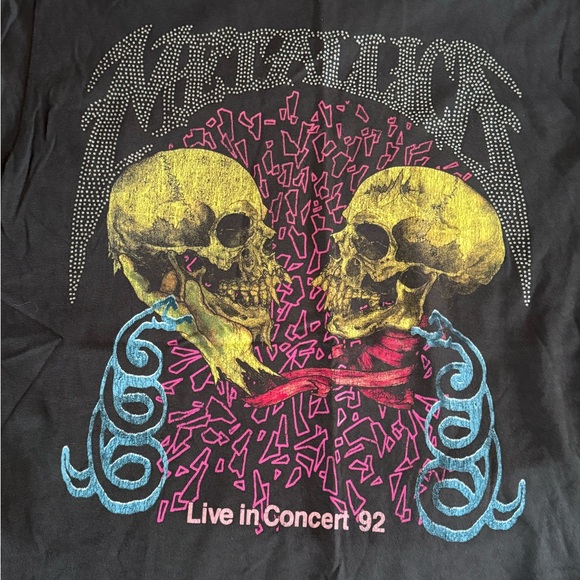 Metallica Rhinestone Tee - Picture 3 of 6